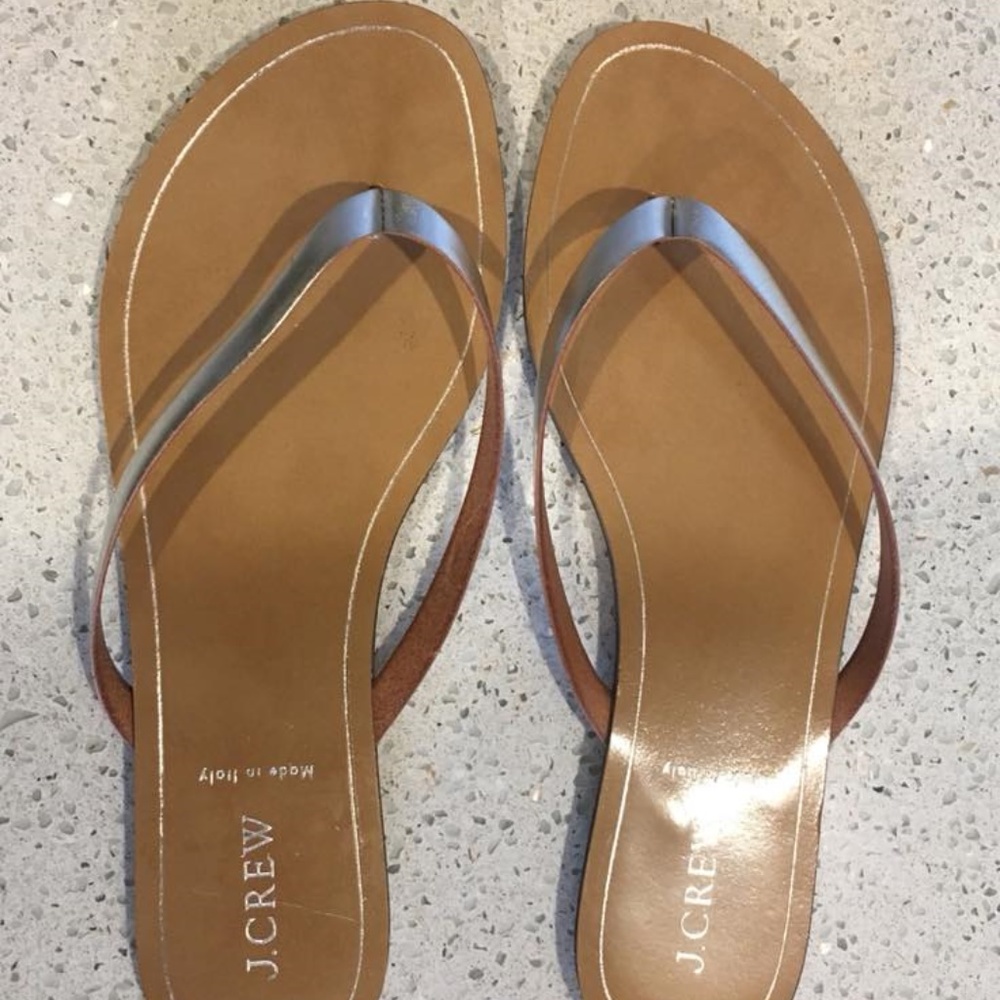 J Crew Leather Capri Sandal (Flip Flop)